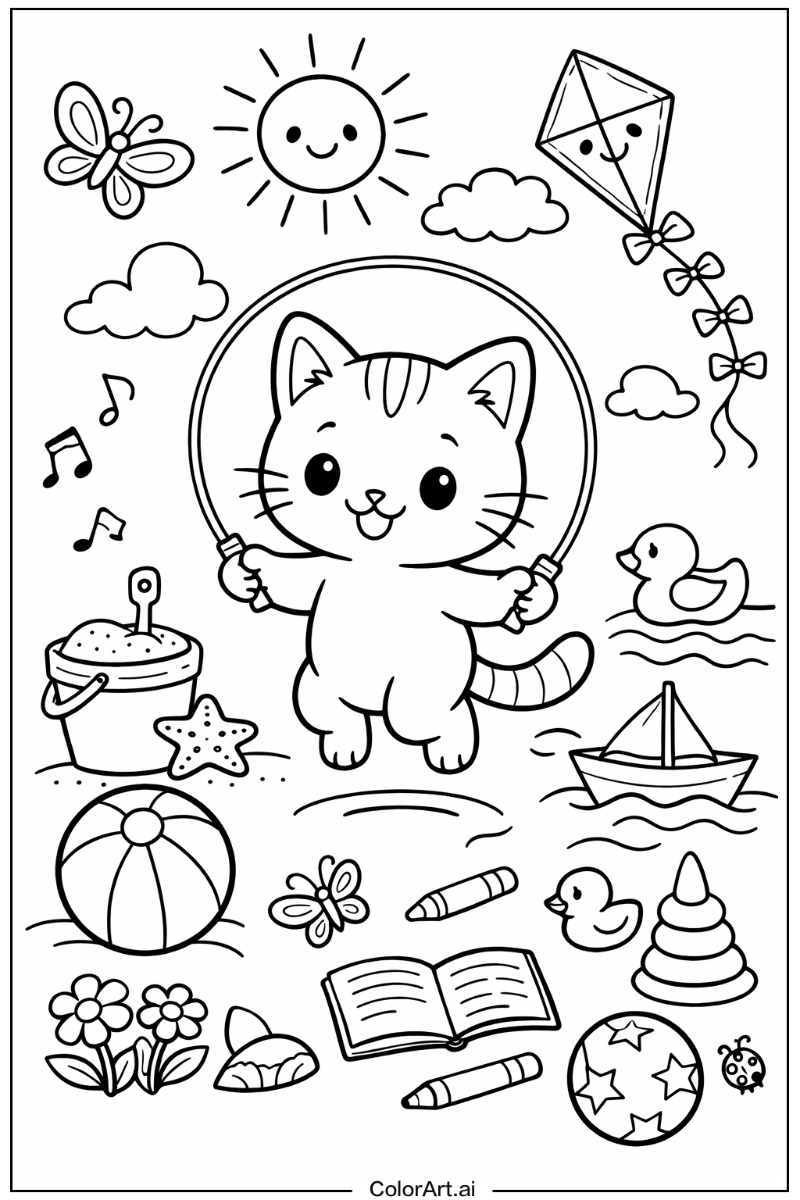 cute cat Having Fun 3