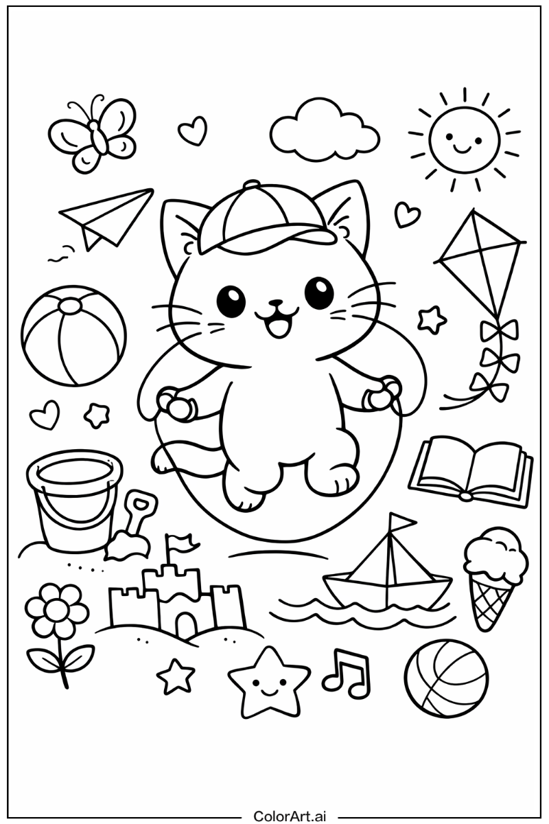 cute cat Having Fun 4