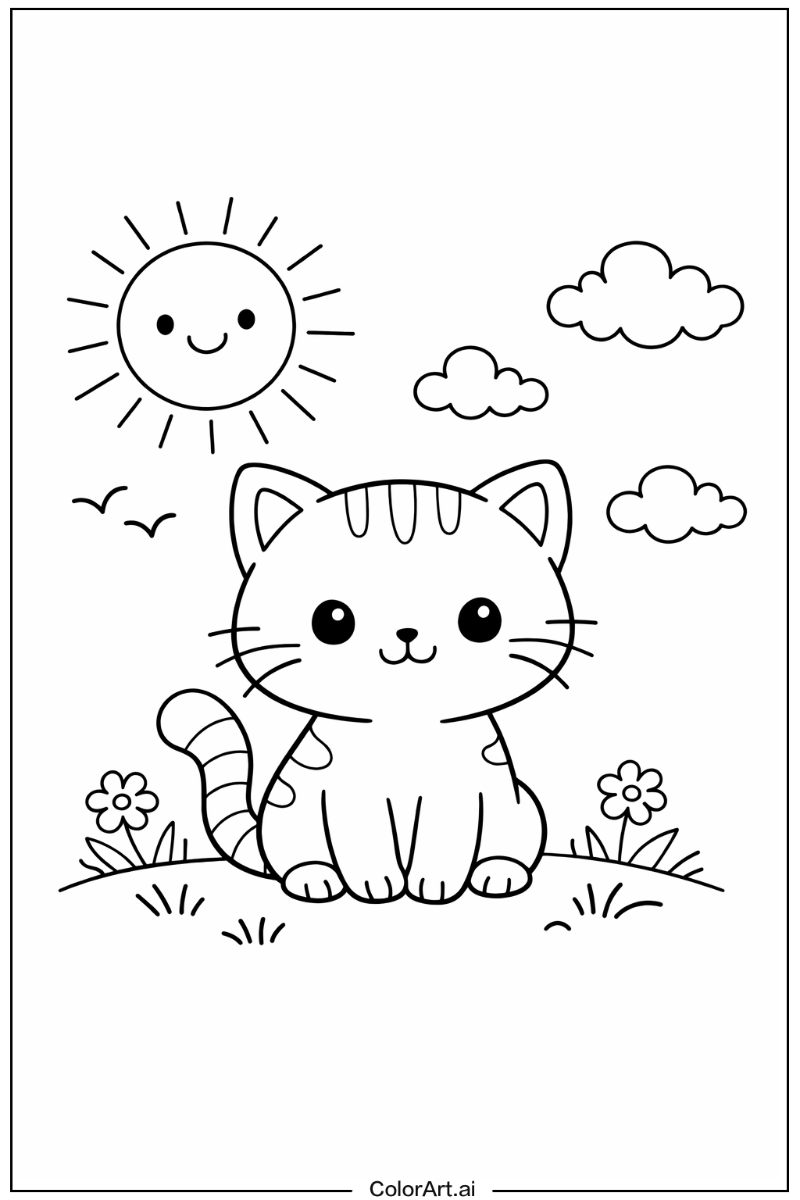 cute cat Under the Sun 1