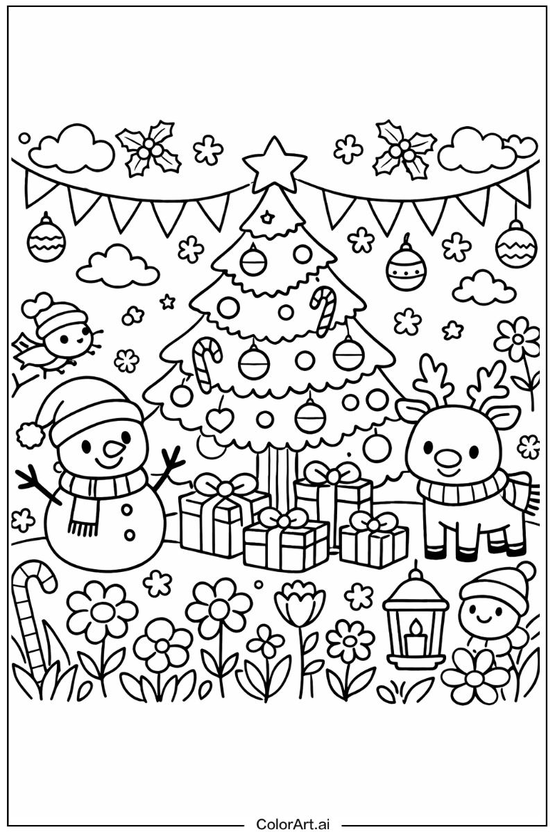 cute christmas in a Garden 3