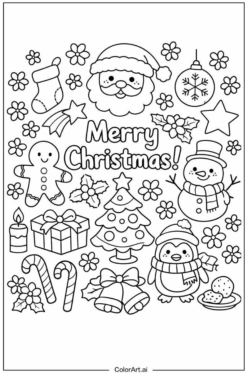 cute christmas with Flowers 3