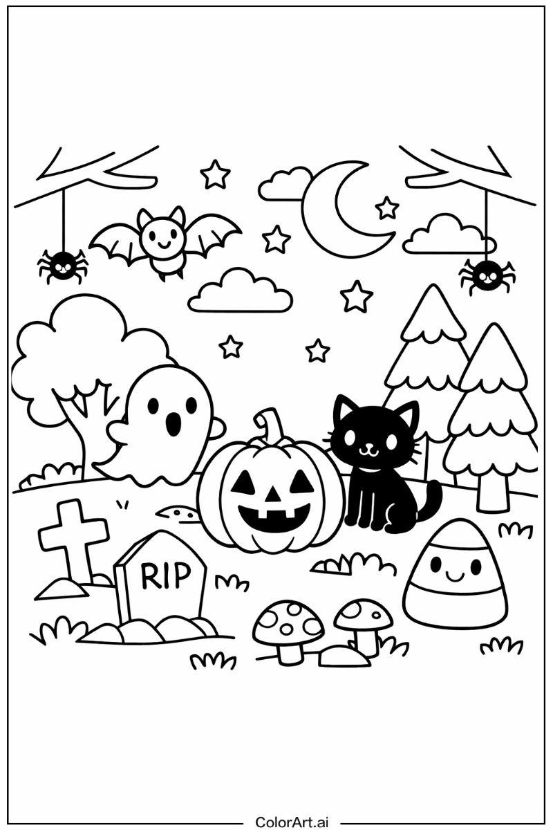 cute halloween in Nature 2