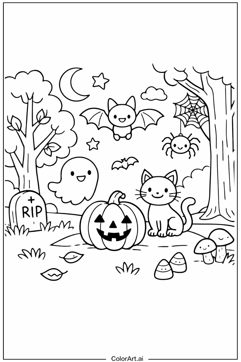 cute halloween in Nature 1