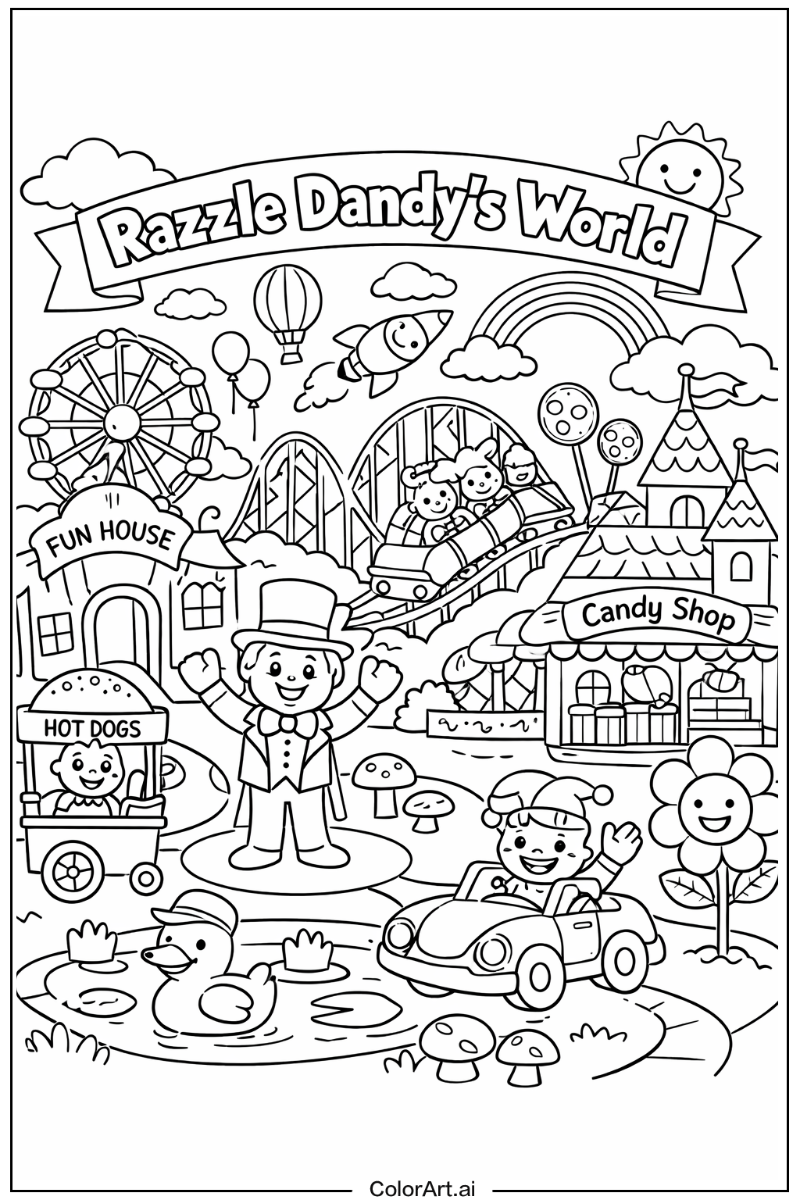 Dandy's world with Razzle Theme