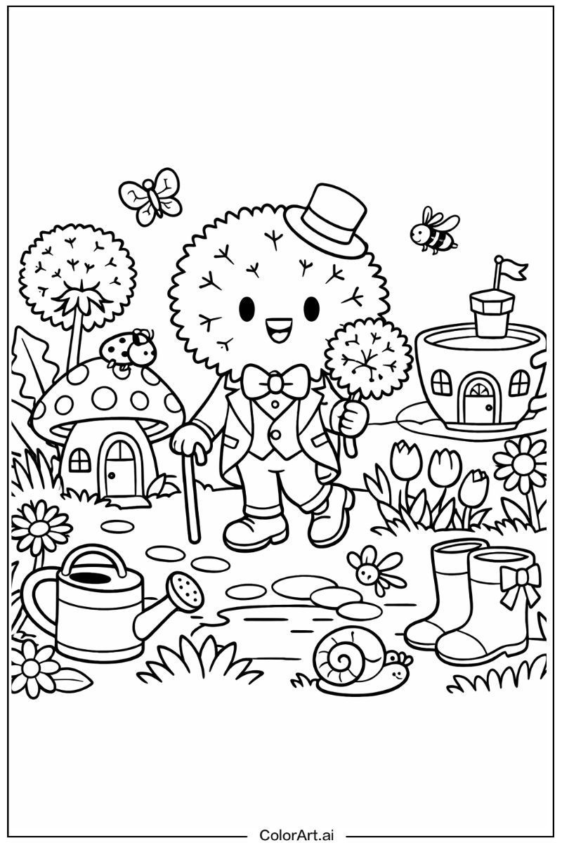 Garden scene Dandy's world Design