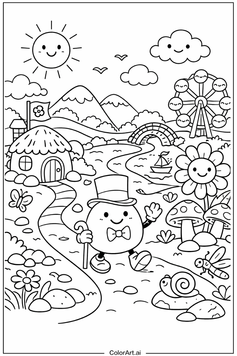 Dandy's world with Pebble Theme 2