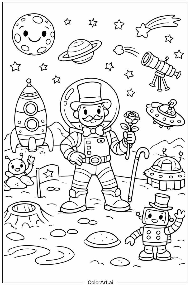 Astro Dandy's world Scene 2