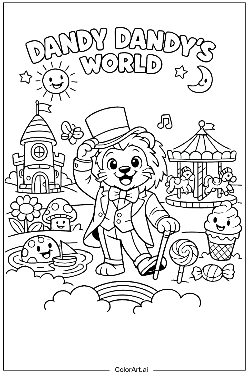 Dandy's world with Dandy Theme 2