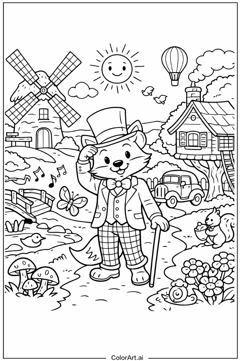 Finn Dandy's world Scene 2