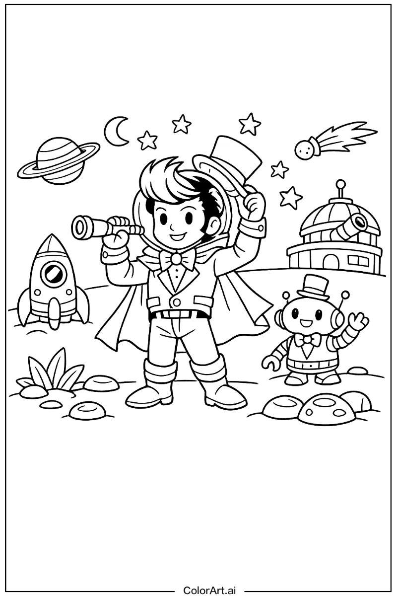 Astro Dandy's world Scene 2