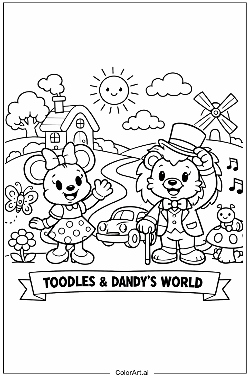 Toodles Dandy's world Design 2
