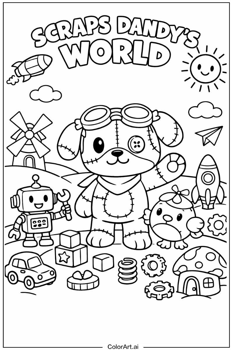 Dandy's world with Scraps Theme 2