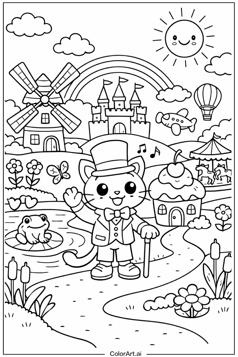 Toodles Dandy's world Scene