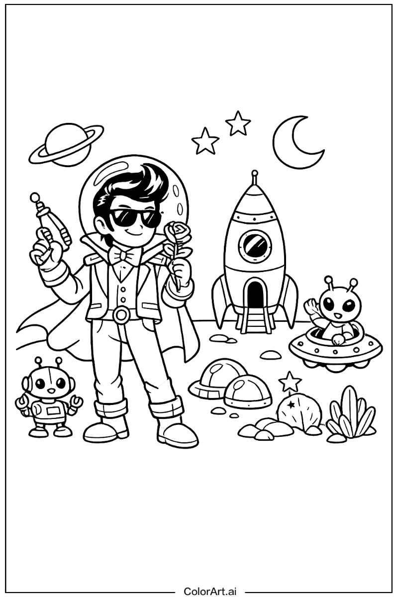 Astro Dandy's world Scene