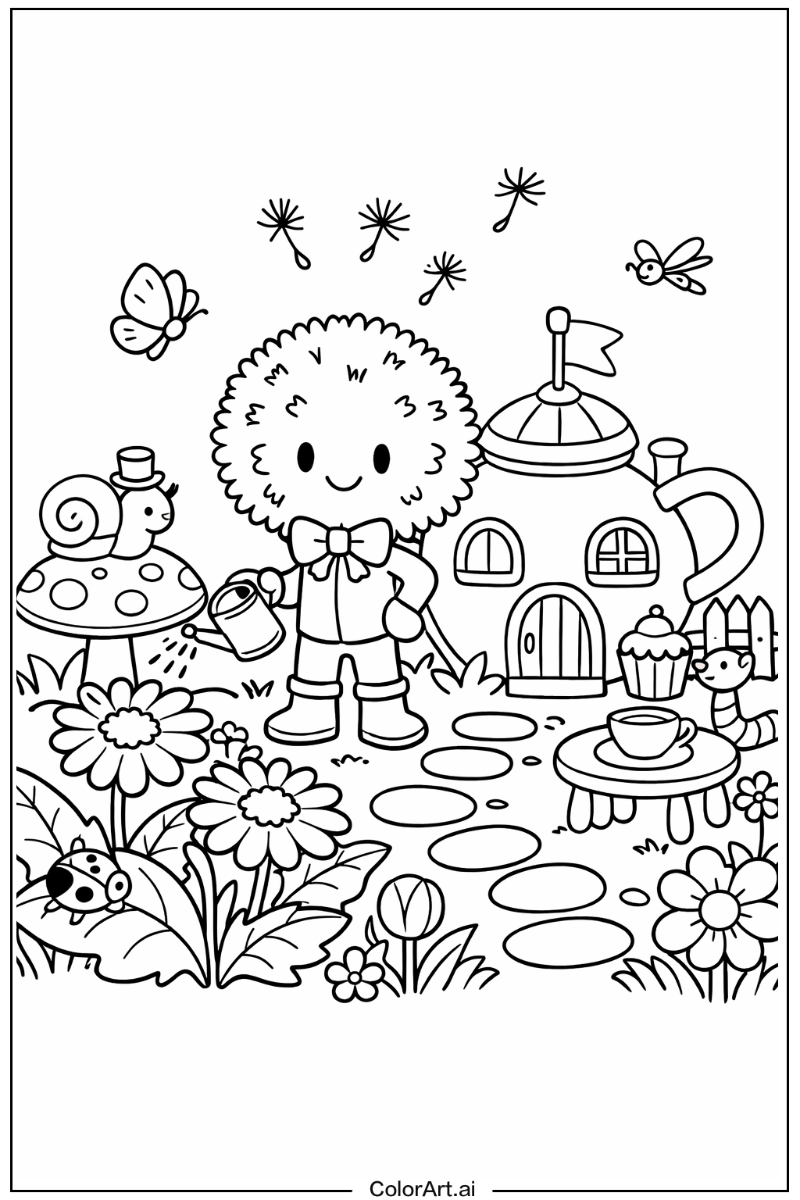 Garden scene Dandy's world Design 2