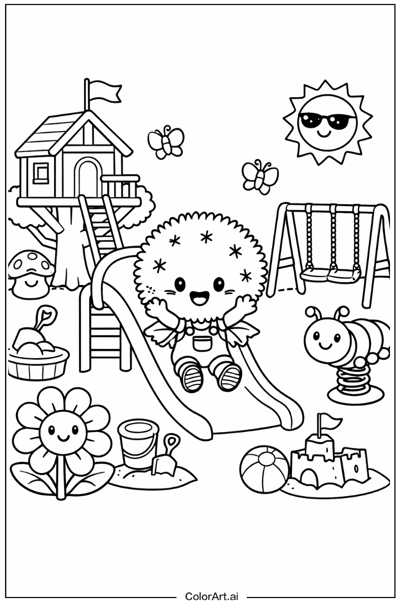 Playground scene Dandy's world Scene 2