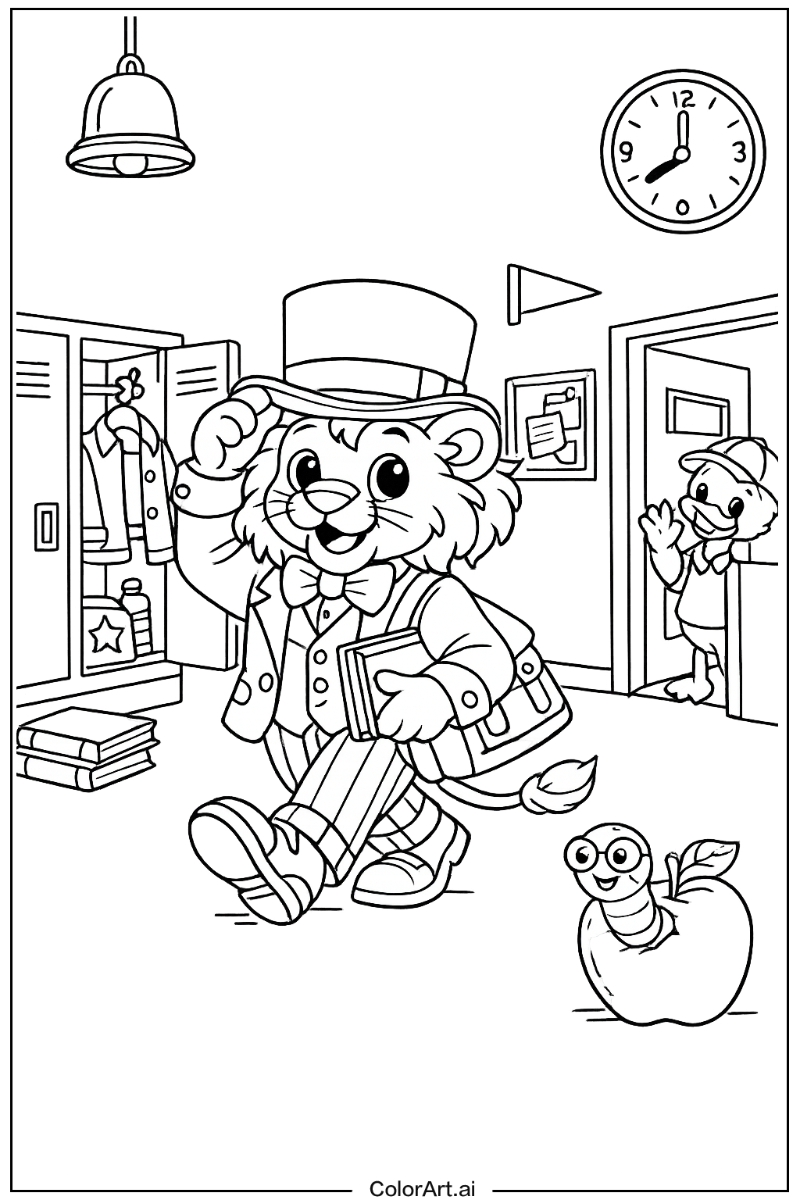 Dandy's world with School hallway Theme 2