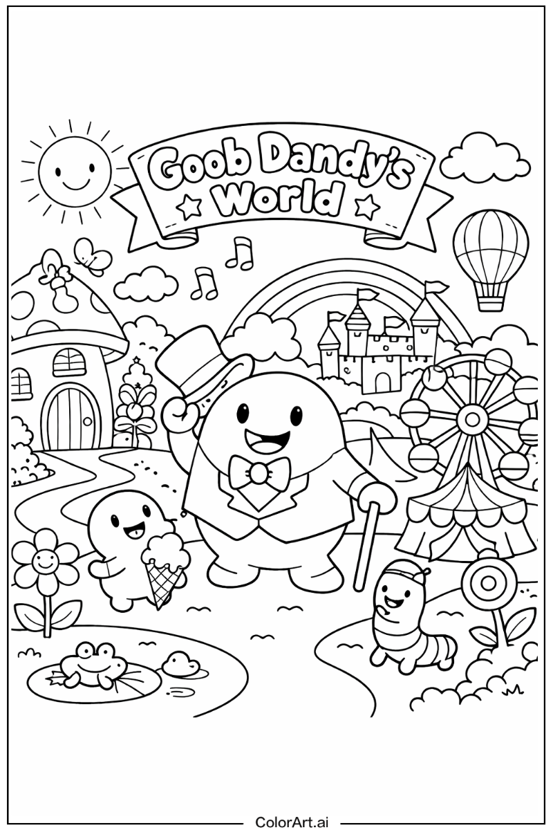 Dandy's world with Goob Theme