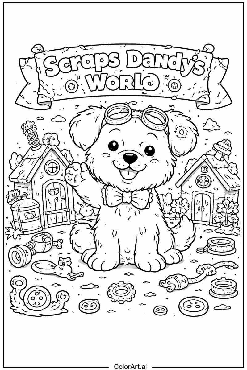 Dandy's world with Scraps Theme