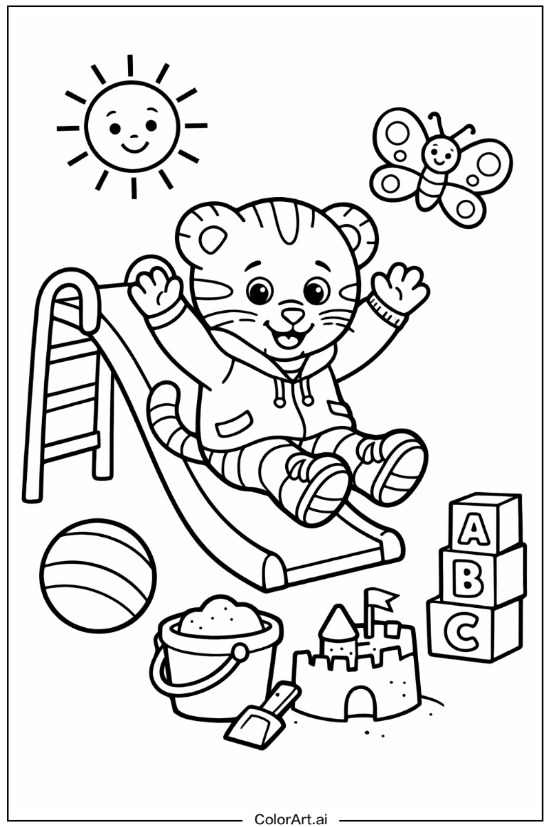 Daniel Tiger Having Fun 2