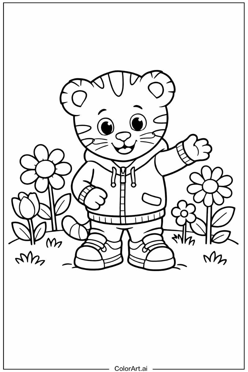 Daniel Tiger in a Garden 4