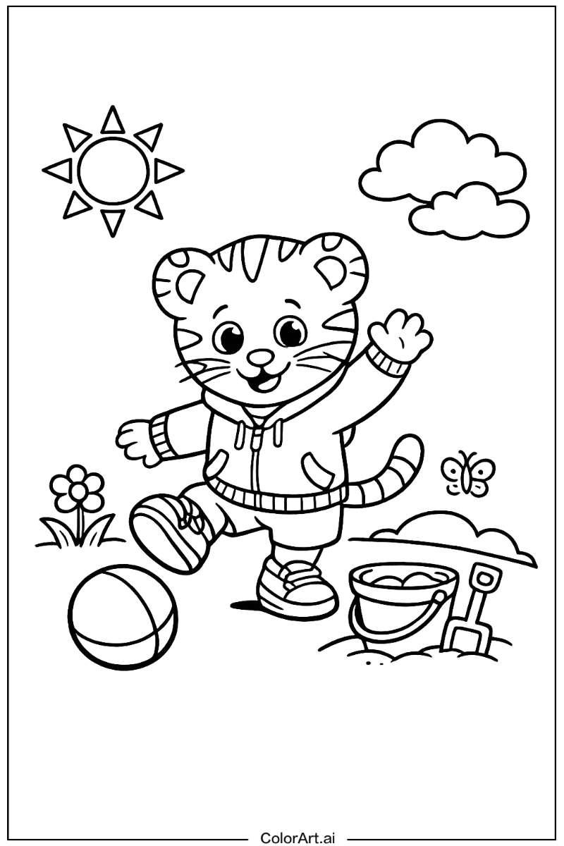 Daniel Tiger Playing Outside 4