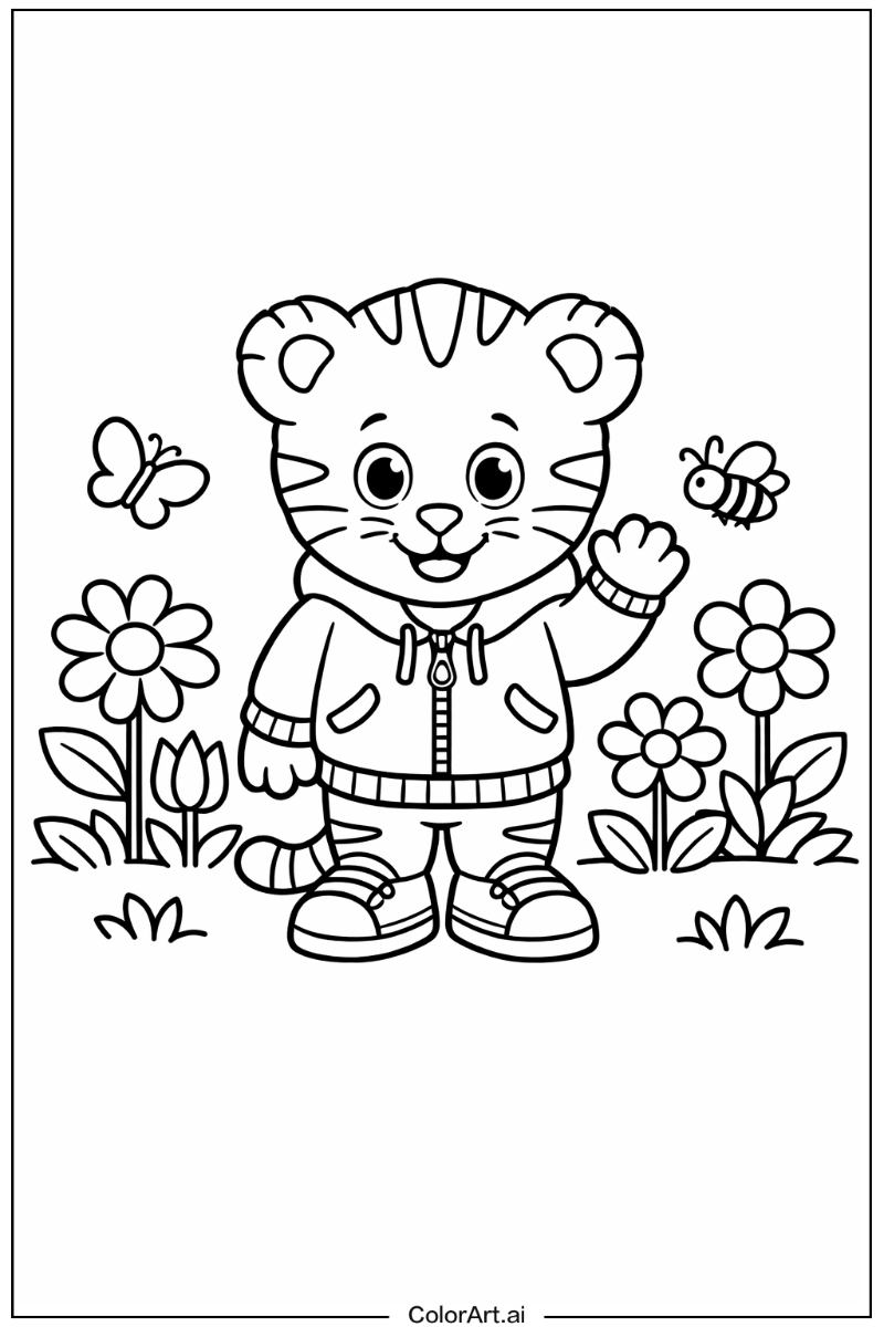 Daniel Tiger in a Garden 5