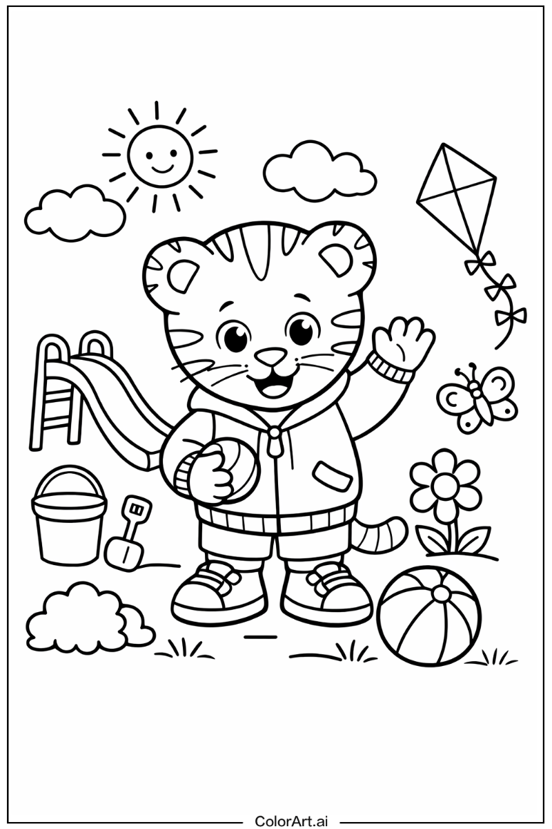 Daniel Tiger Playing Outside 5