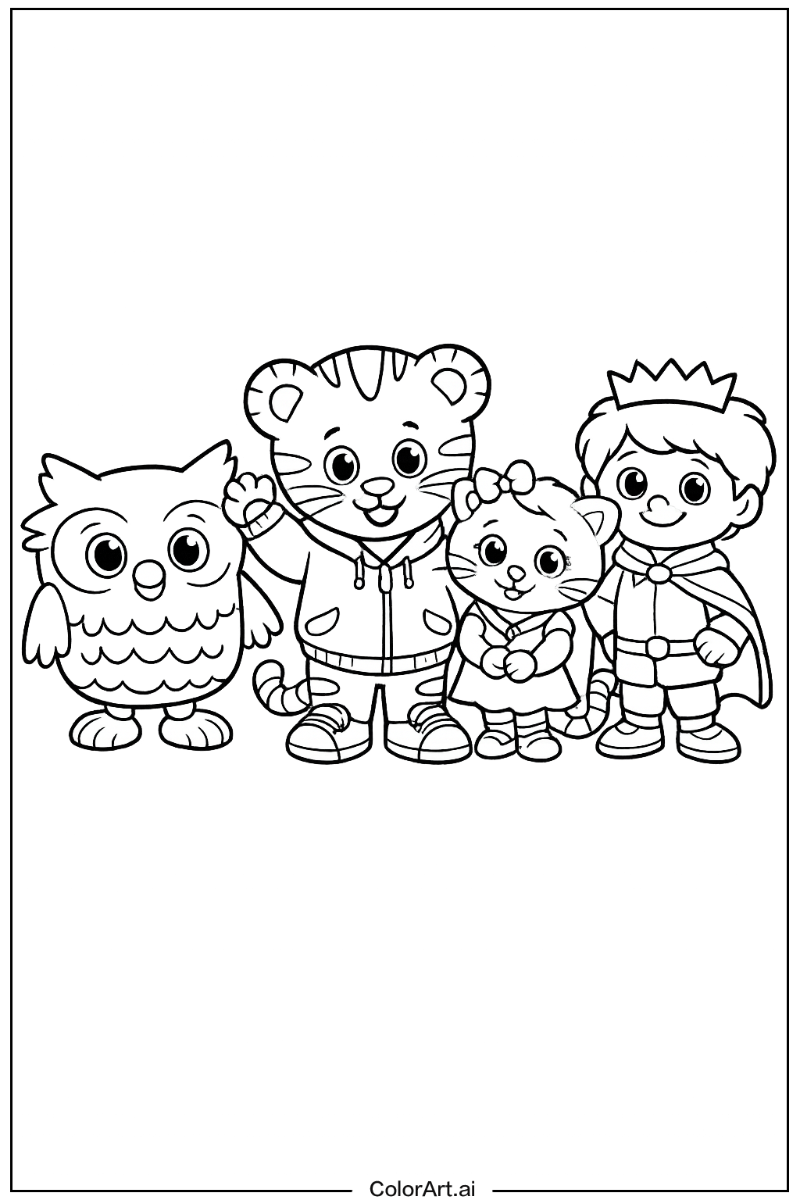 29 Free Daniel Tiger Coloring Pages