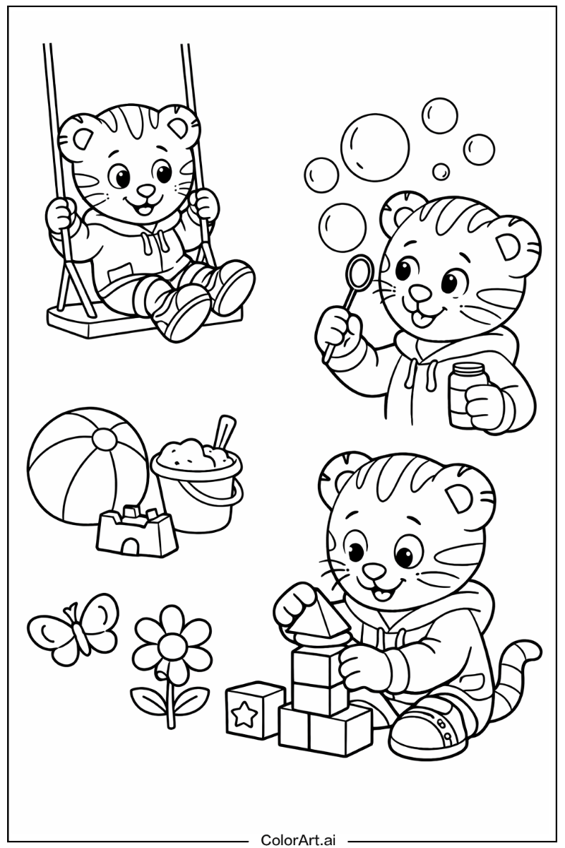 Daniel Tiger Having Fun 1