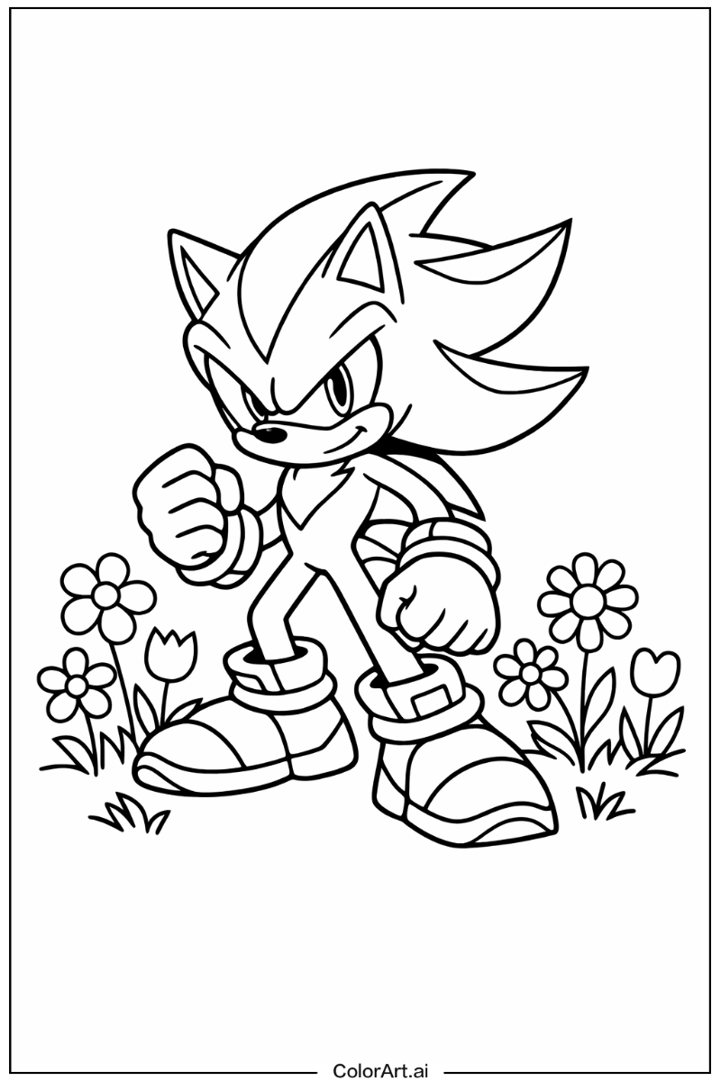 Dark Sonic in a Garden 5