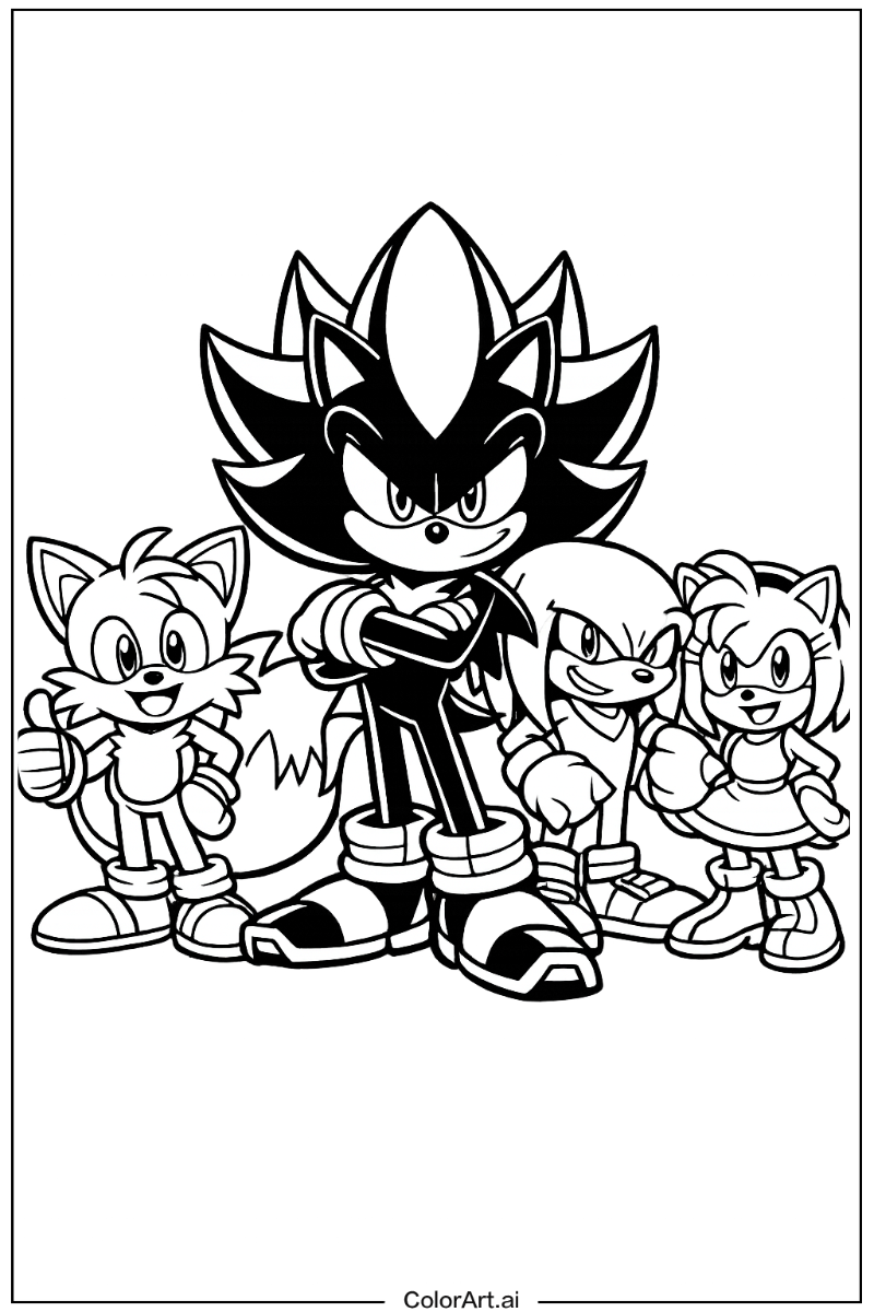 Dark Sonic with Friends 1