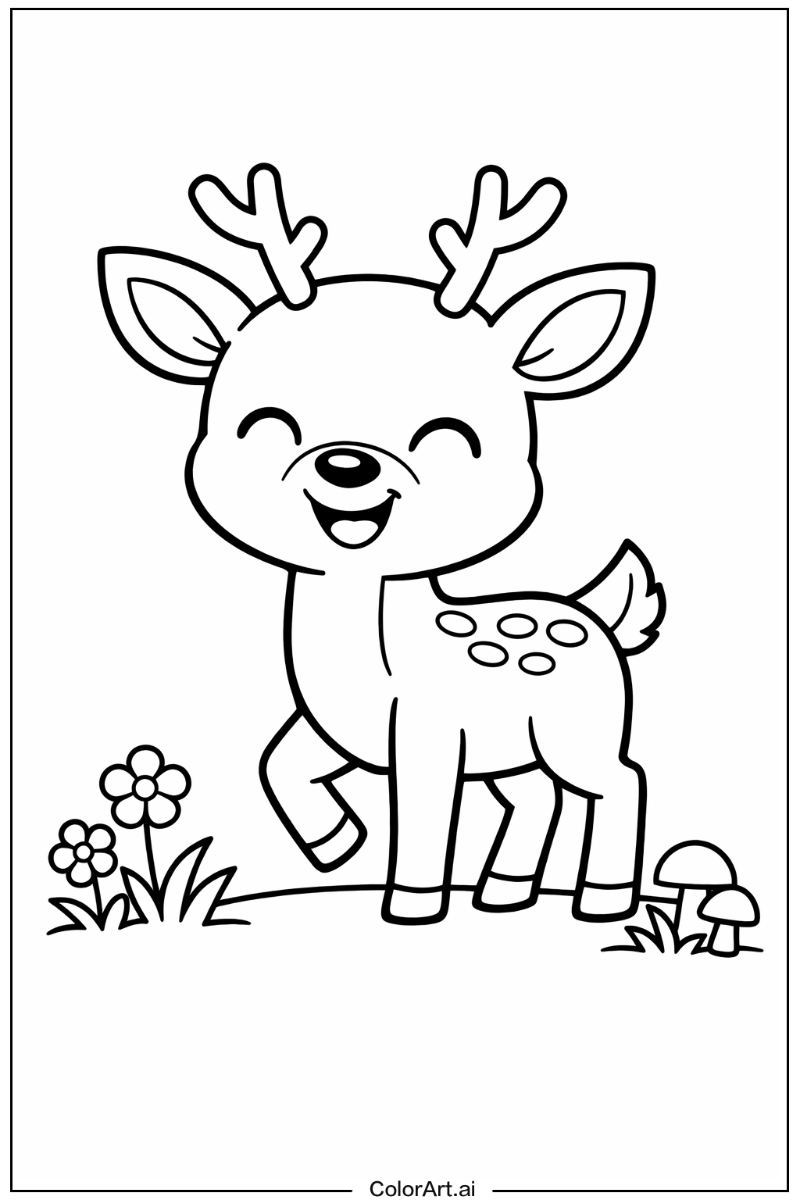 Smiling deer 2