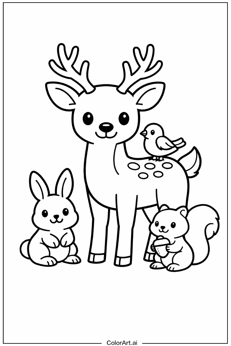 deer with Friends 3