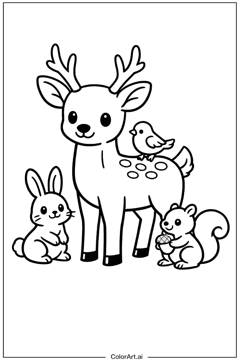 deer with Friends 4