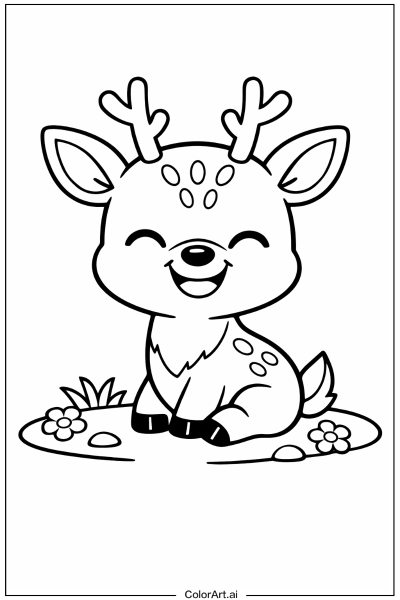 Smiling deer 1