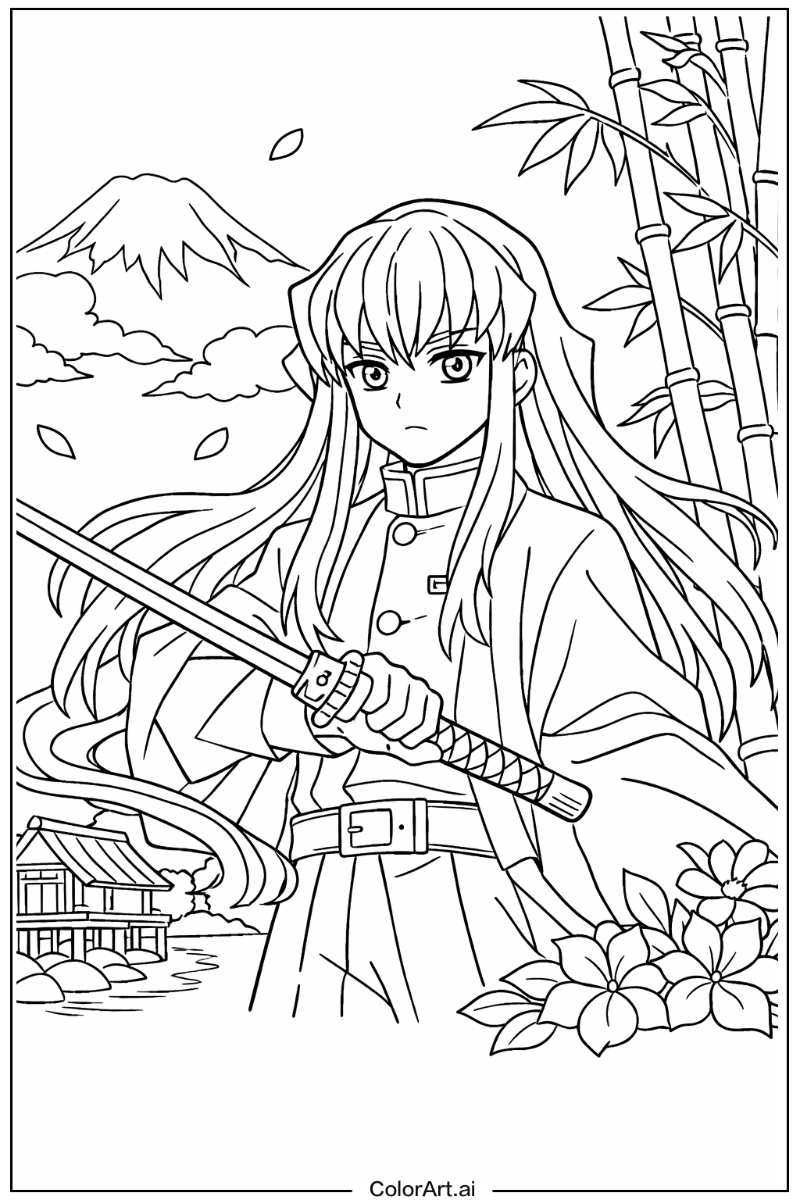 Muichiro tokito Demon slayer Scene