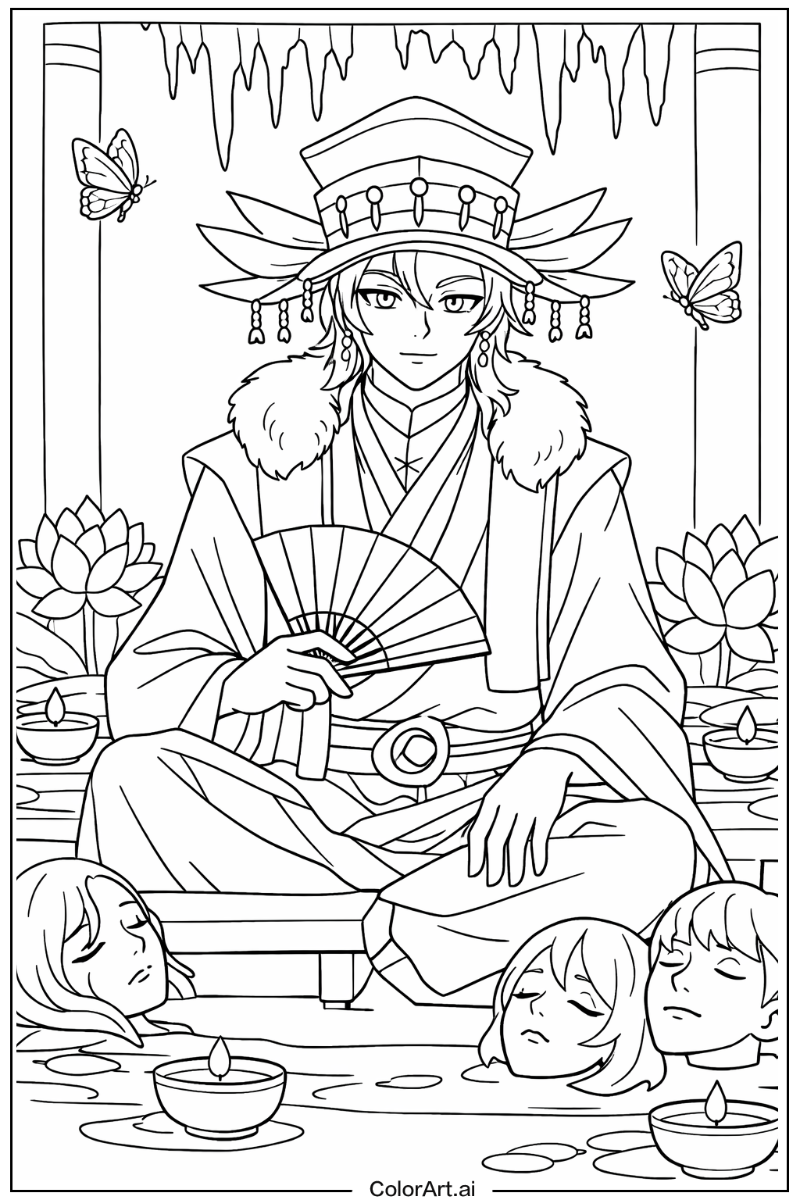 Demon slayer with Doma Theme