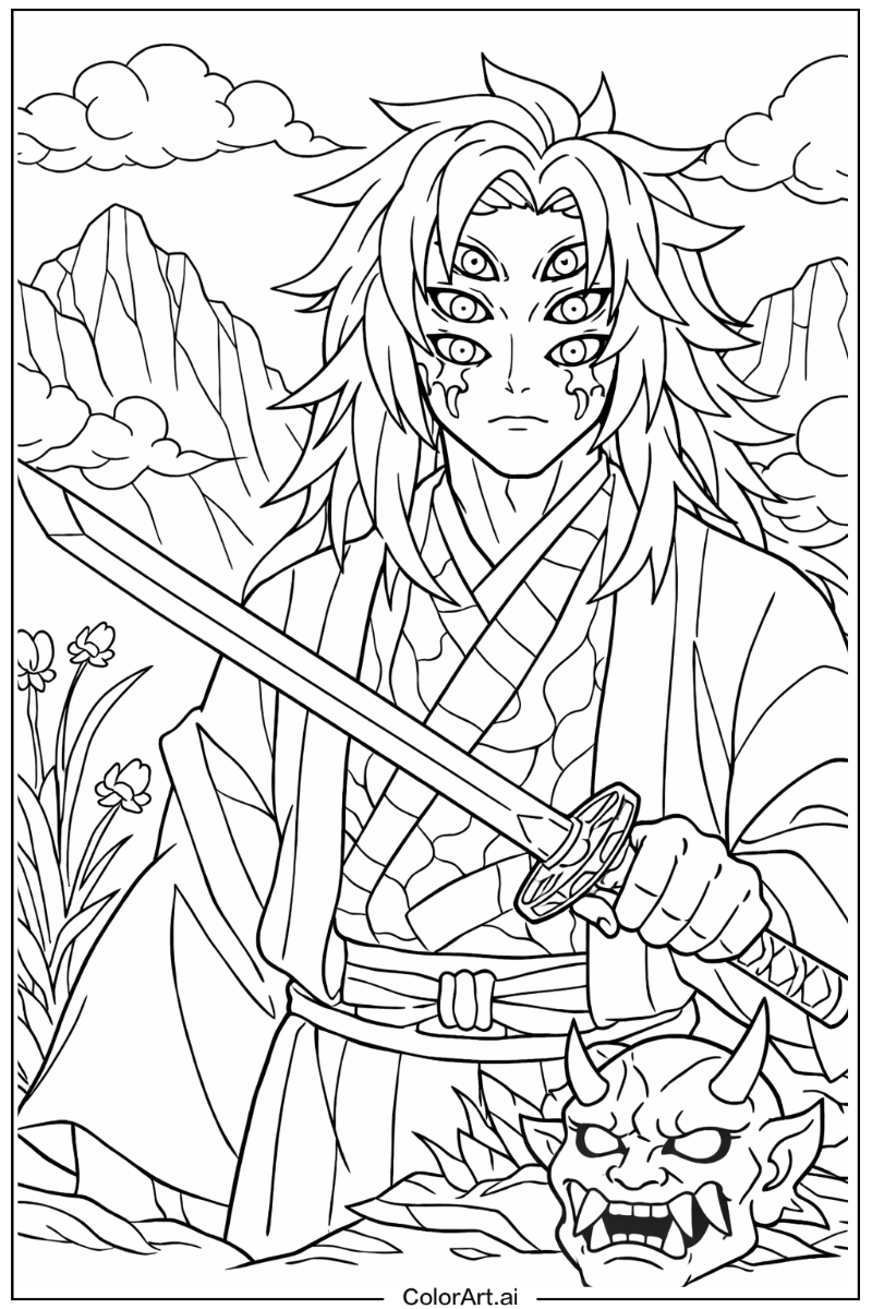 Kokushibo Demon slayer Design