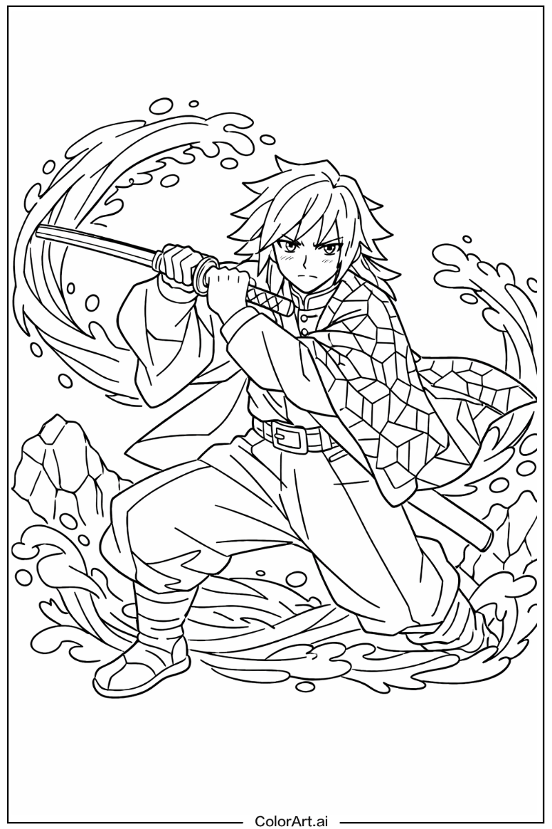 Demon slayer with Giyu tomioka Theme 2