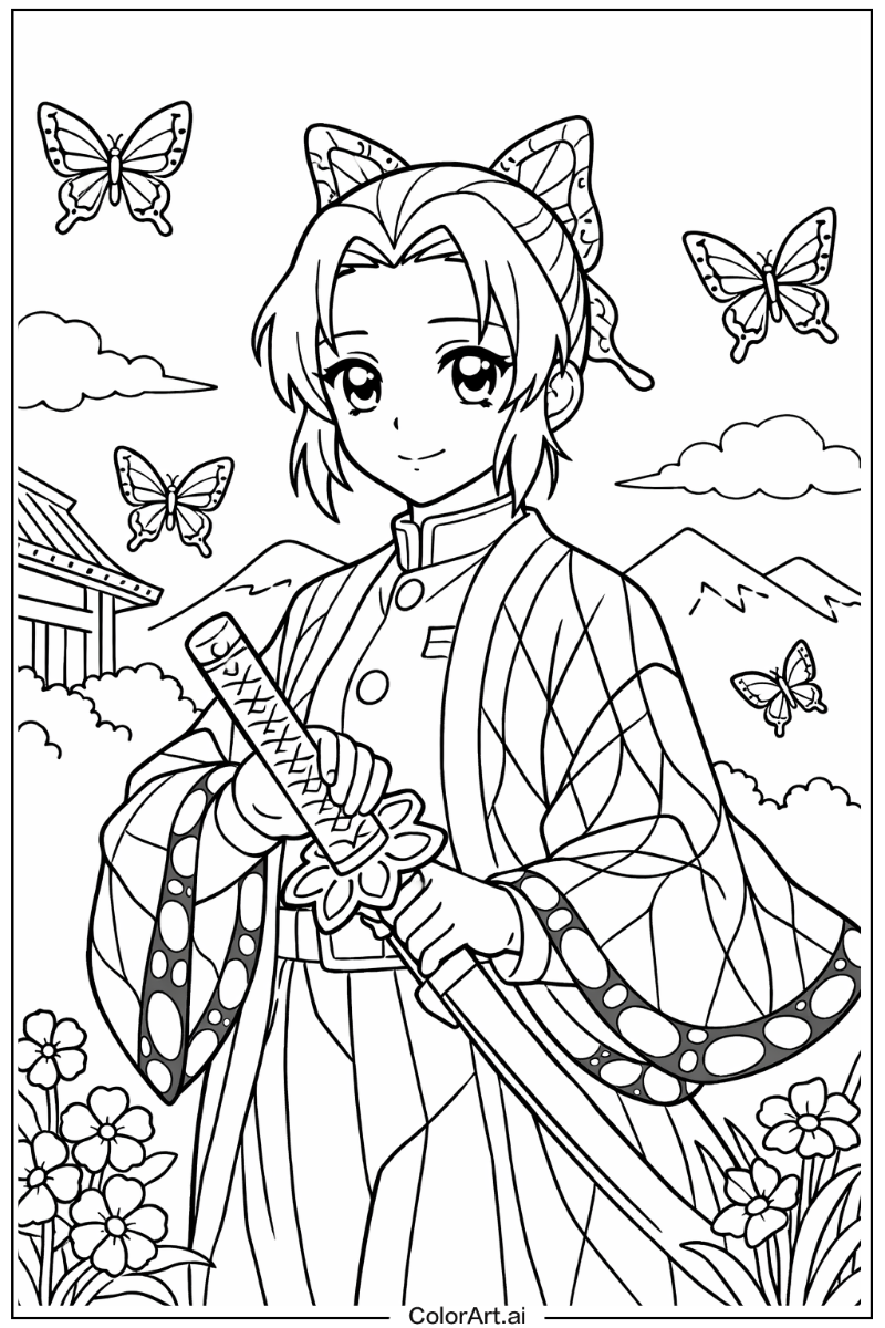 Shinobu kocho Demon slayer Design 2