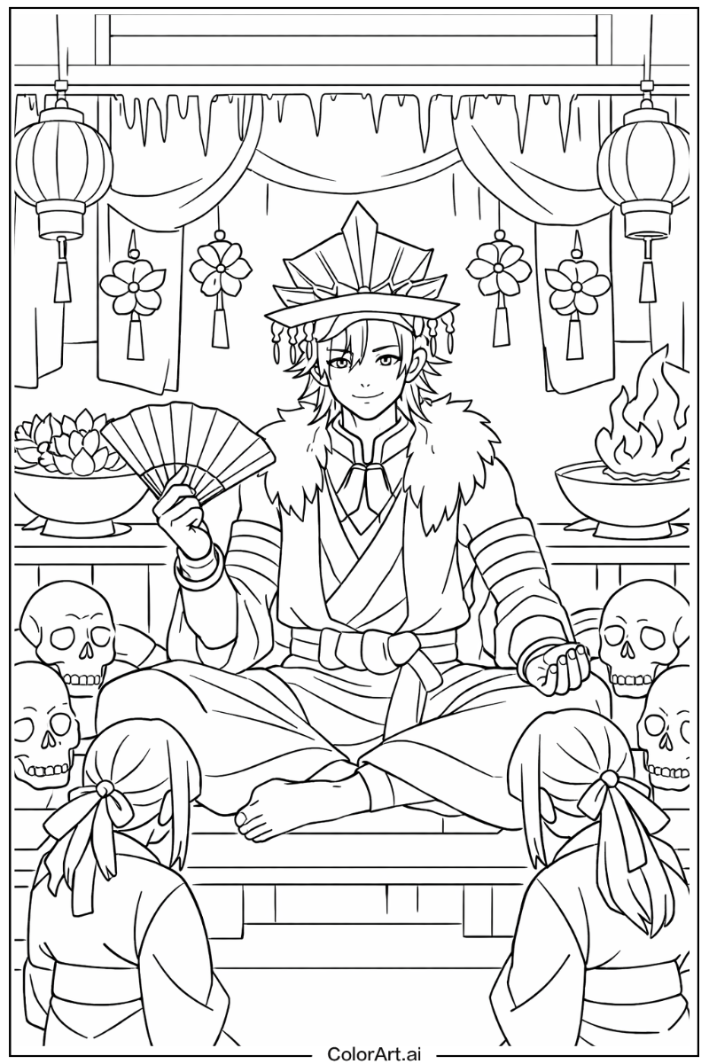 Demon slayer with Doma Theme 2