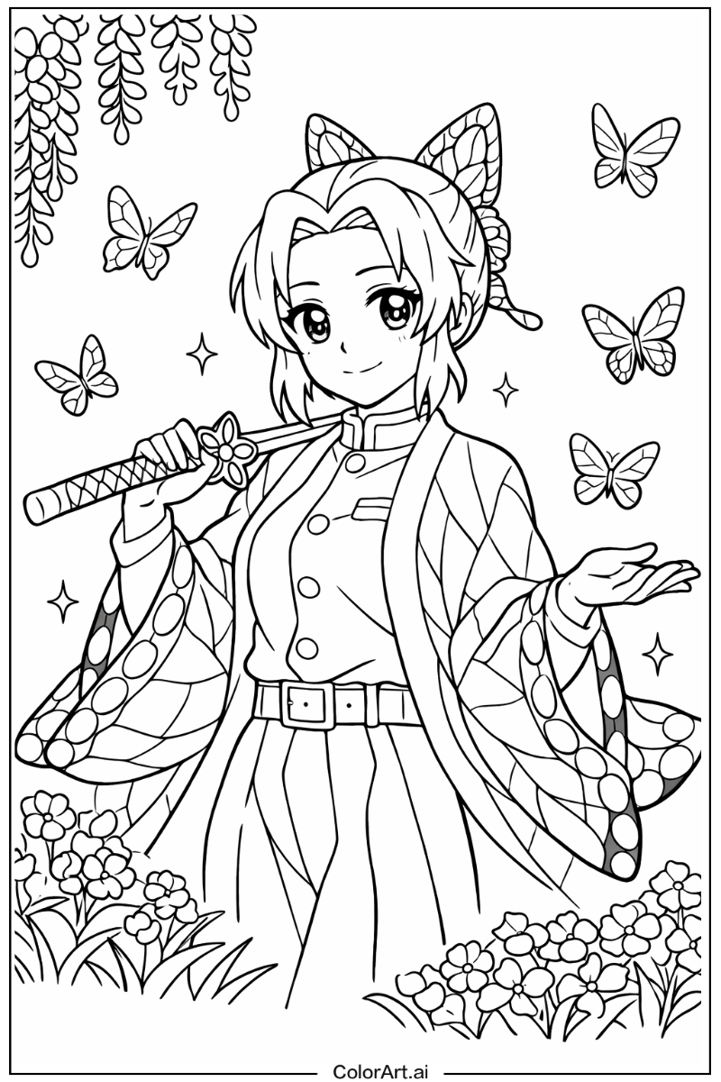 Shinobu kocho Demon slayer Design 3