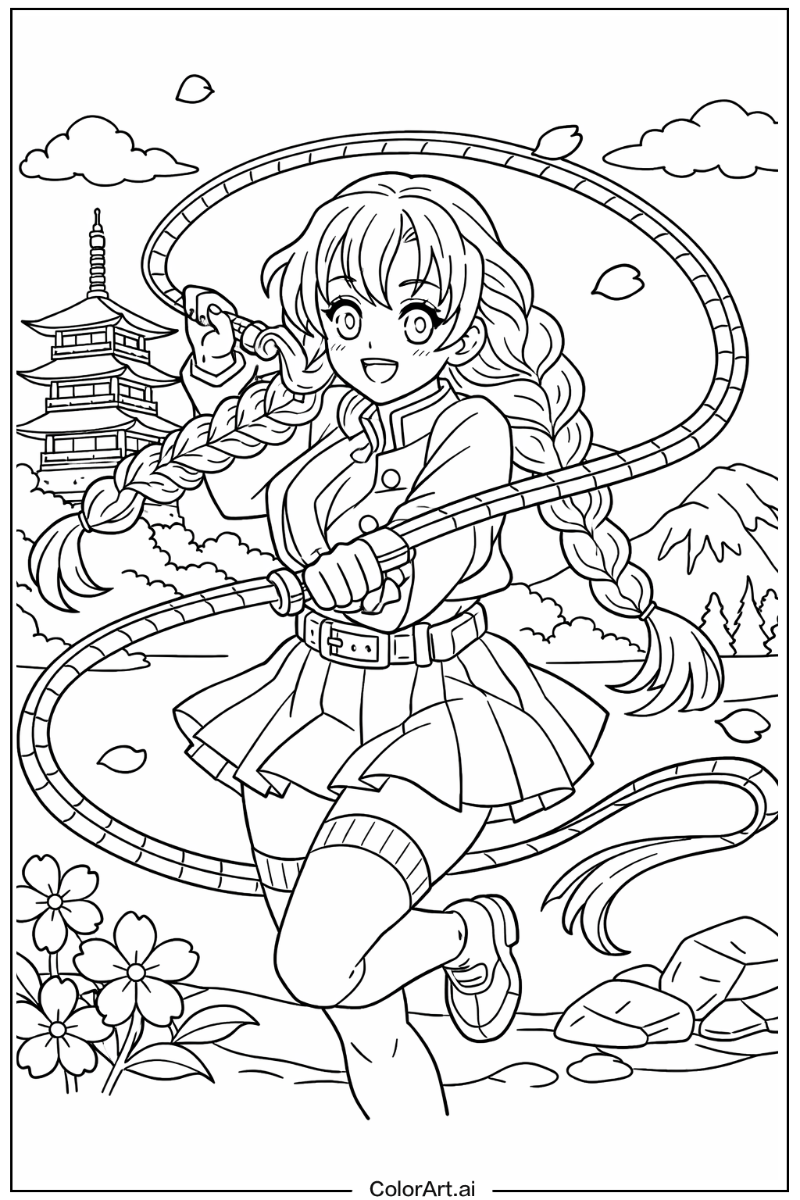 Mitsuri kanroji Demon slayer Design