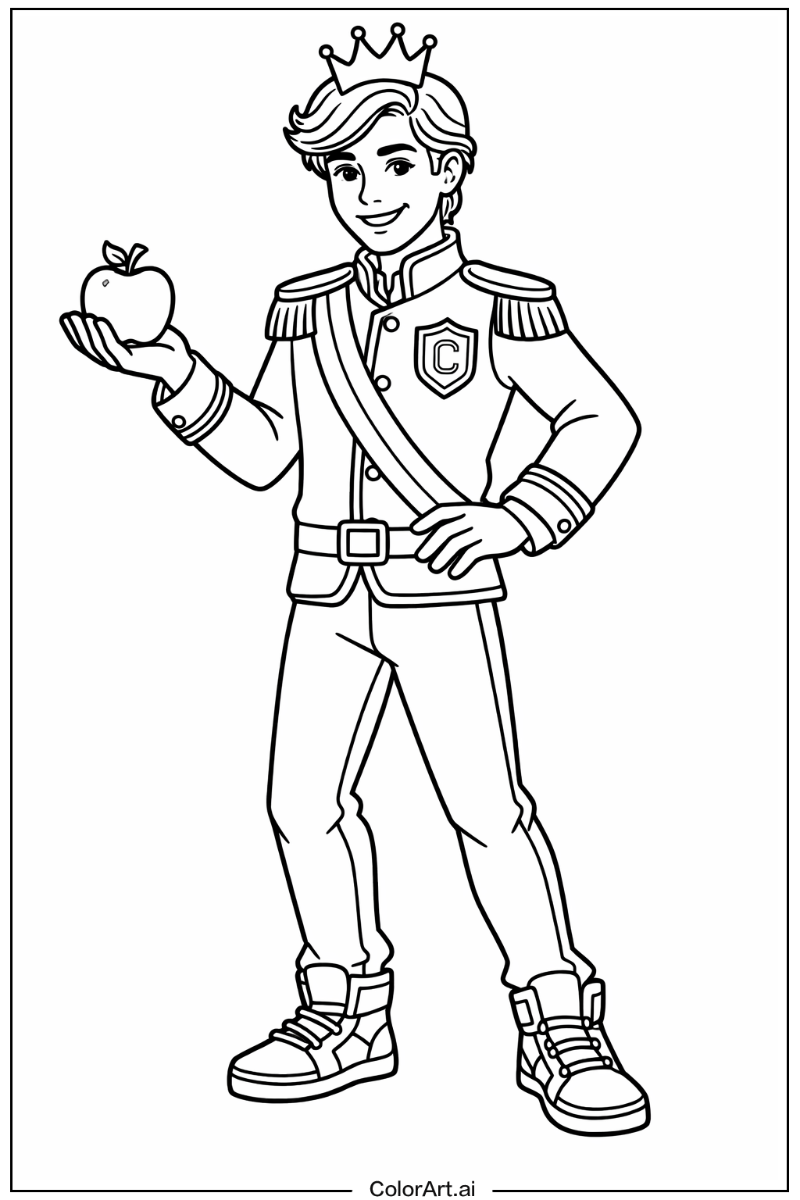 Chad charming Descendants Scene