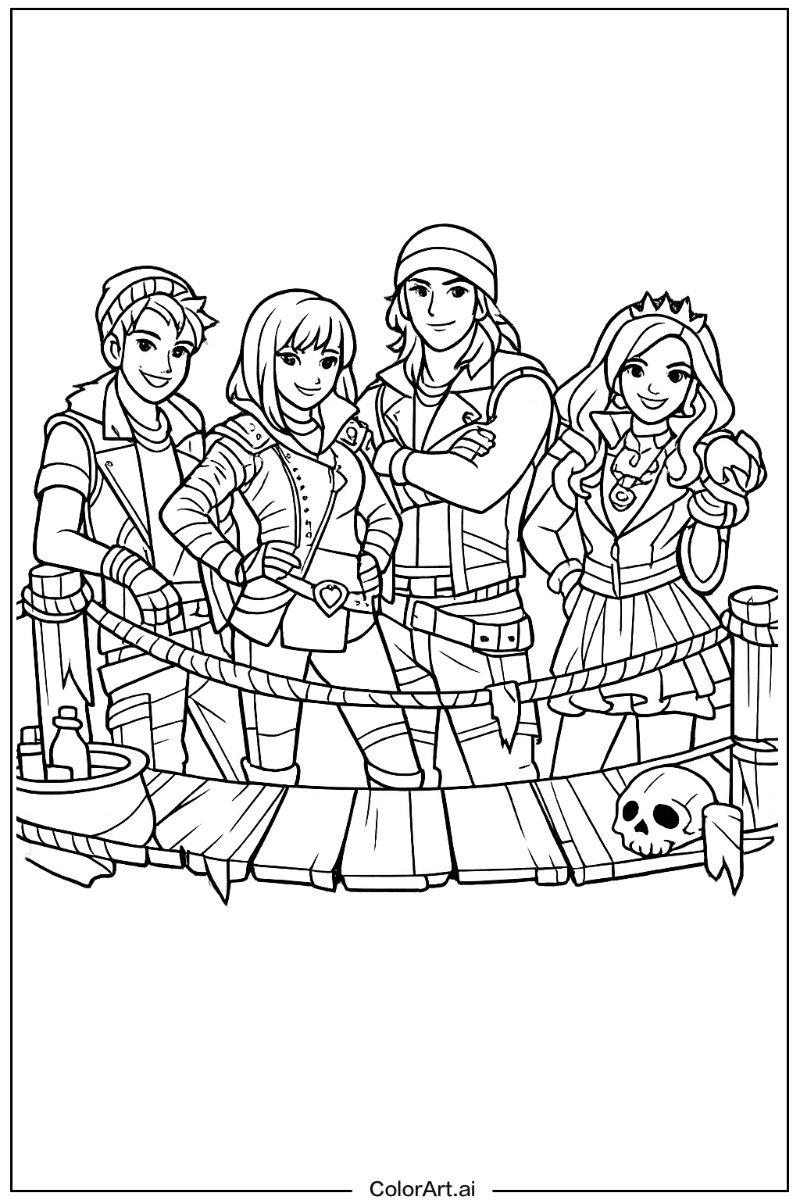 Descendants isle of the lost scene Descendants Scene