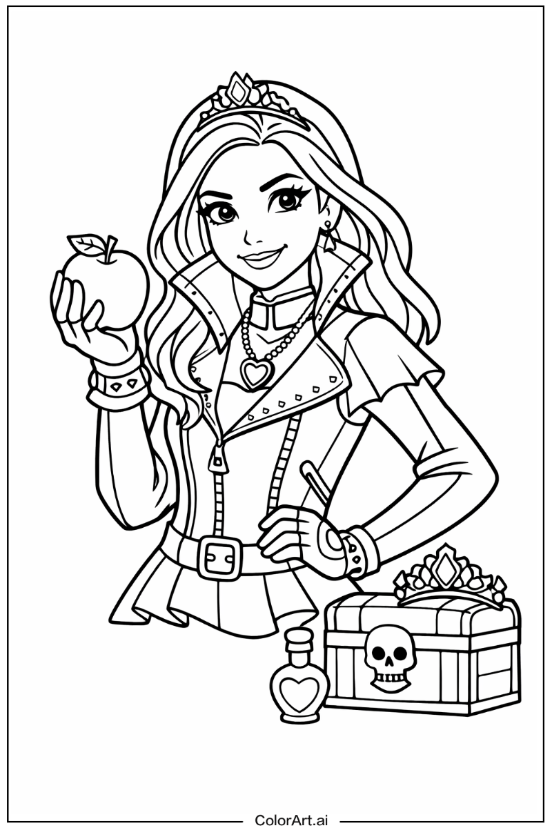 Descendants with Evie Theme