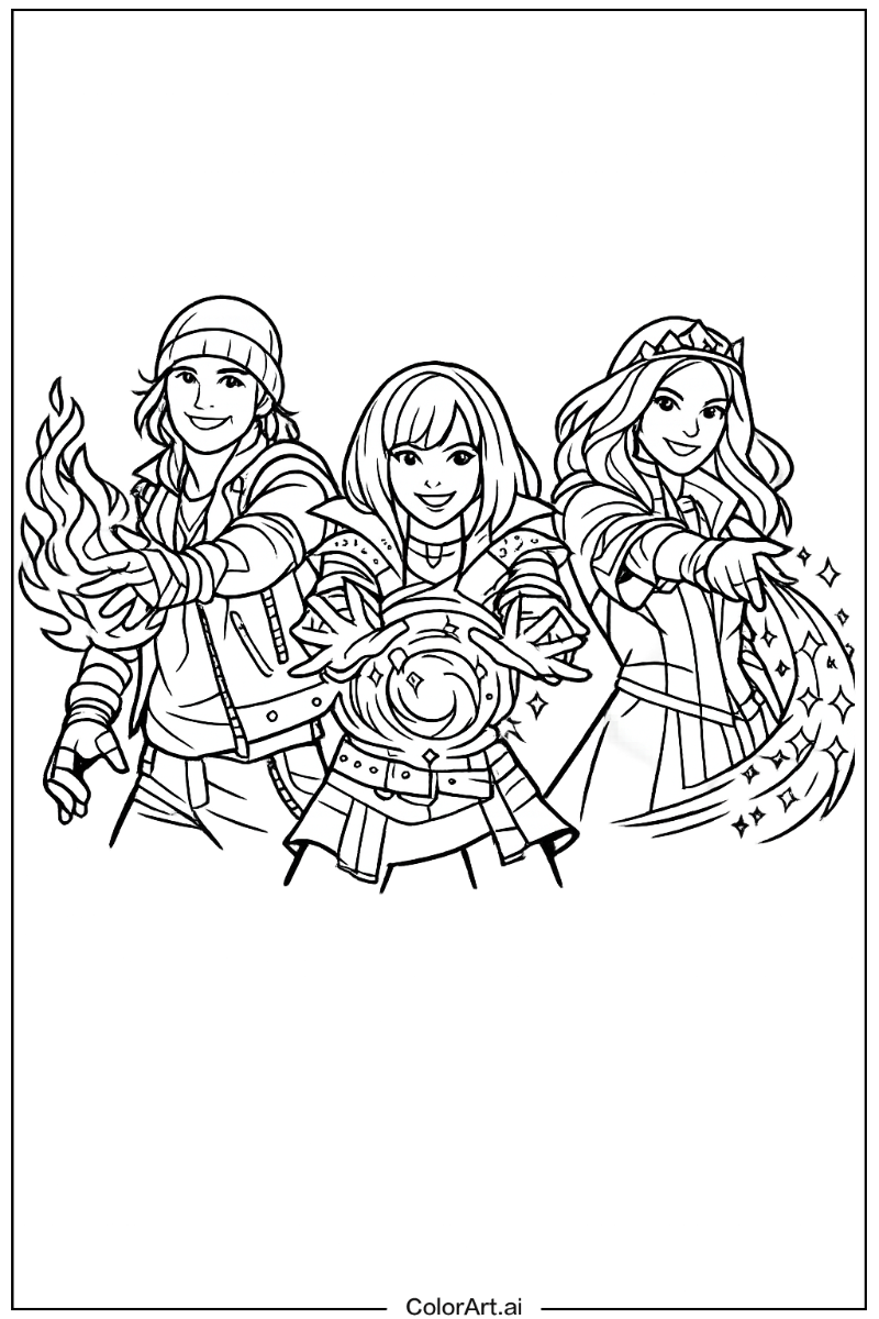 Descendants spell casting scene Descendants Scene