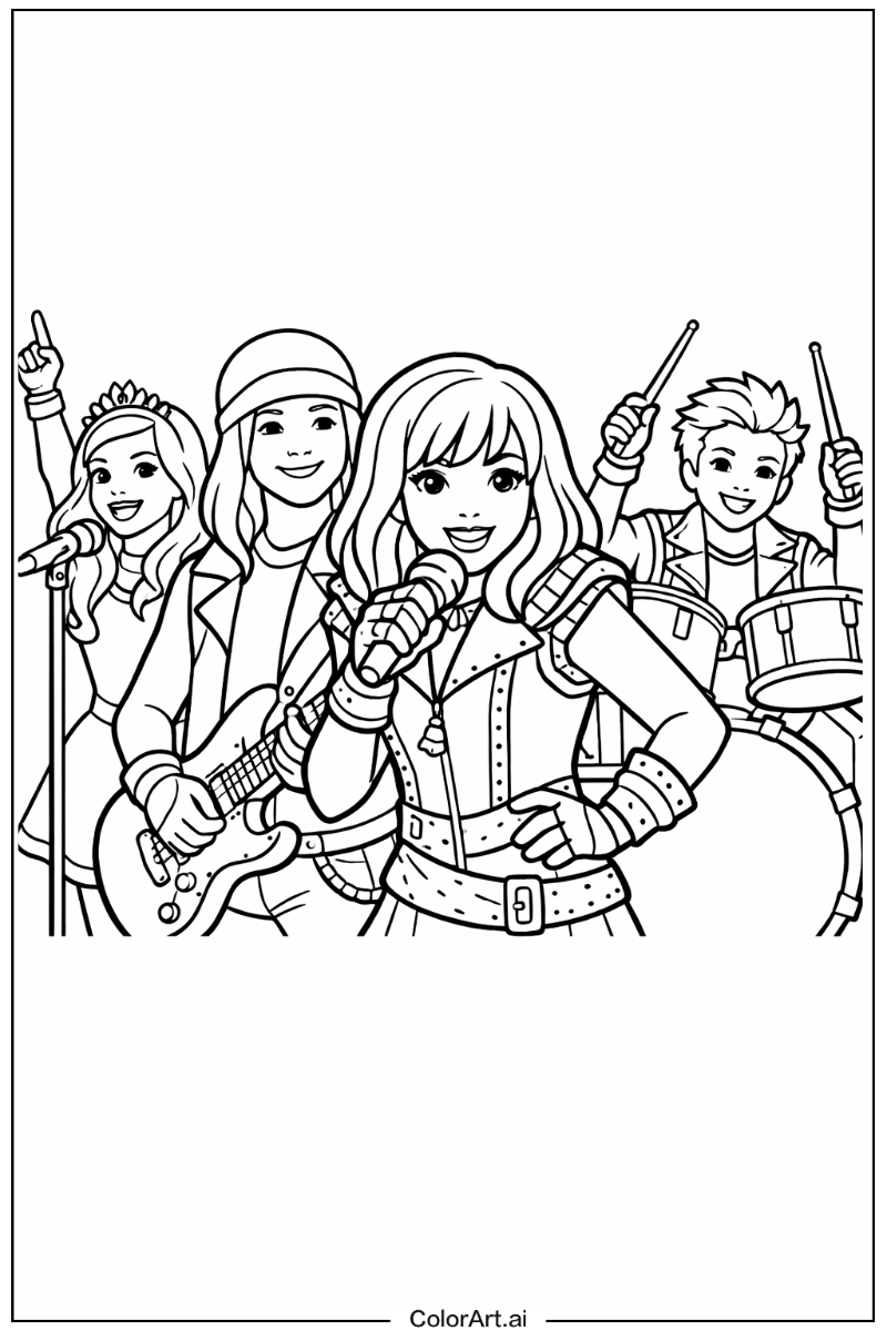 Descendants musical performance scene Descendants Scene