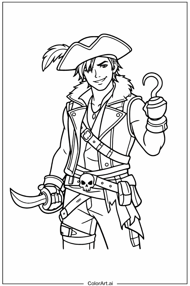 Harry hook Descendants Design 2